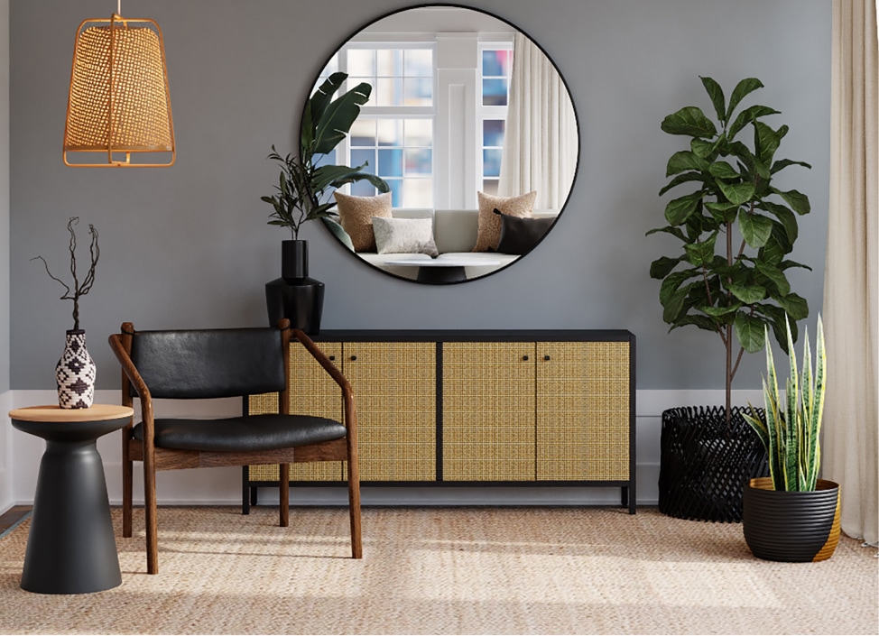 imagen entrada vivienda suelo madera parquet